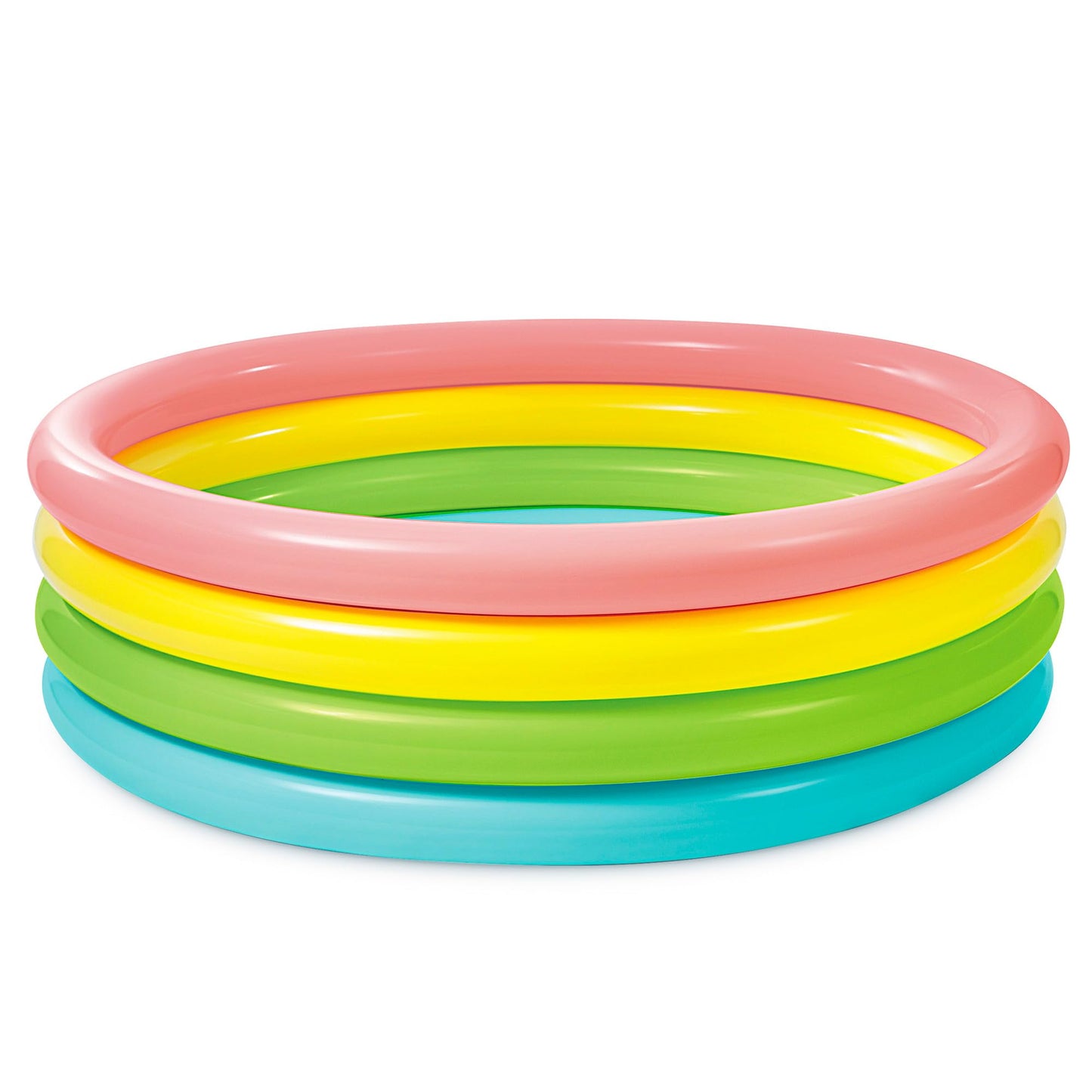 Intex 56441NP - Inflatable Pool Sunset Glow, Four Rings, Vinyl, Multicolored, 168x46 cm