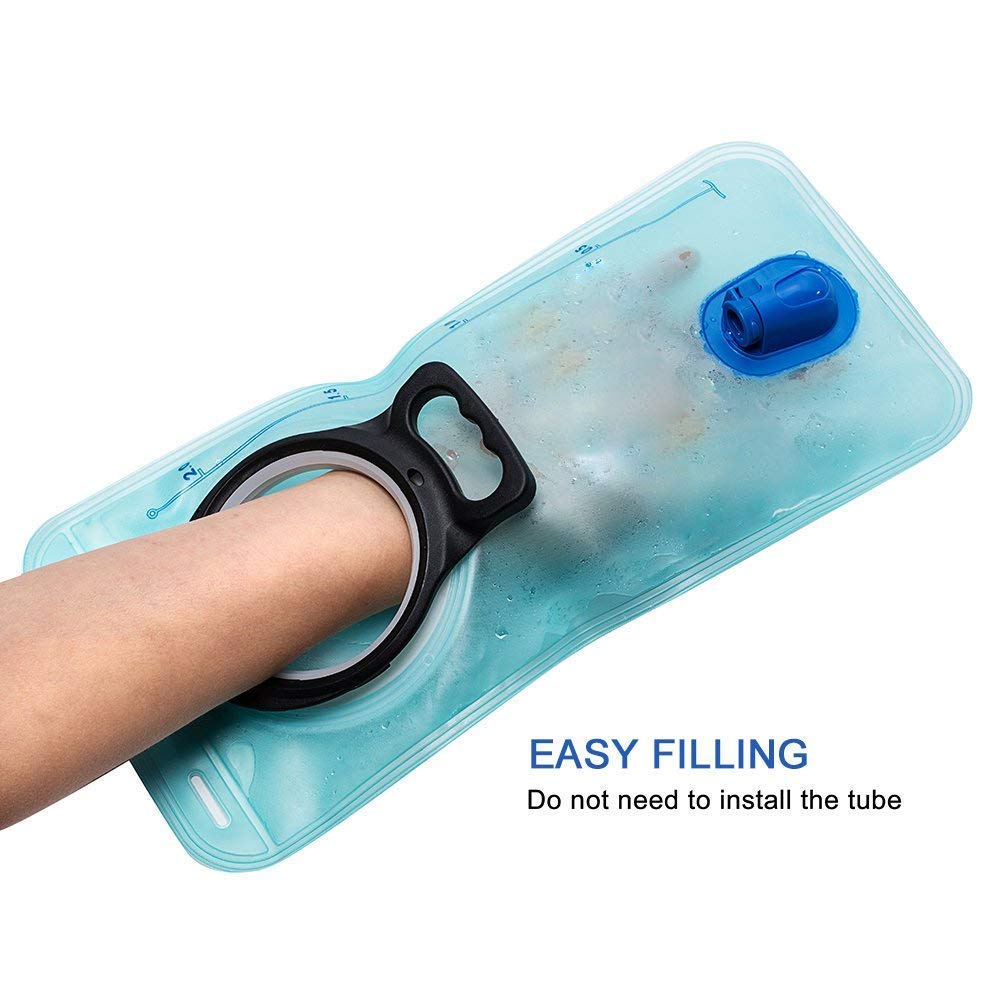 PUNDA hydration bladder, 2 liters, leak-proof, water reservoir, military-grade water storage bladder, BPA-free hydration pack, for hiking, cycling, climbing, running.