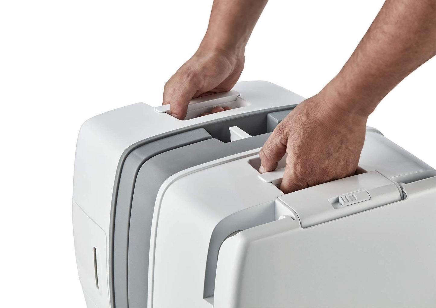 Enders Camping Toilet SUPREME Mobile WC Chemical Toilet, integrated holder for toilet paper, flush and waste tank, with ventilation button, comfortable seating height of 44cm #4999