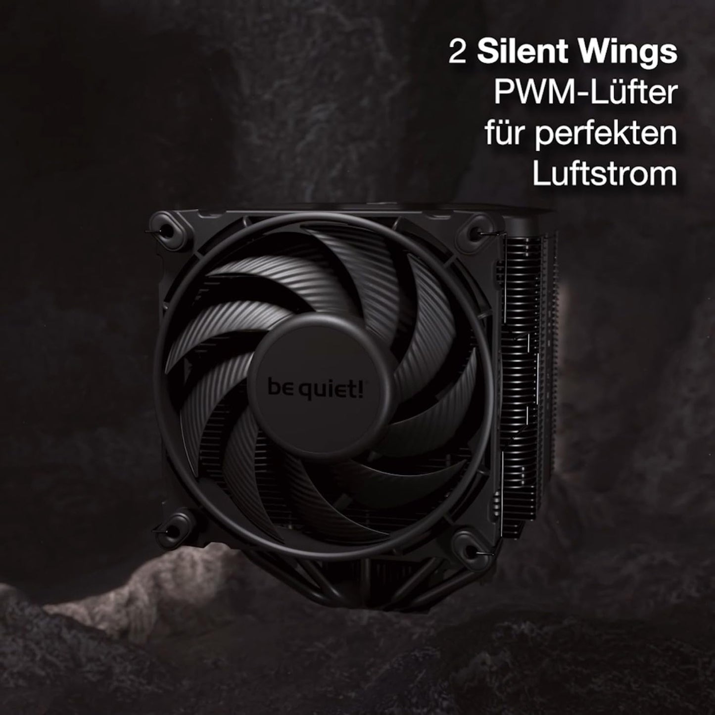 be quiet! Dark Rock Pro 5 air cooler, extremely high cooling performance, 7 high-performance heat pipes, Silent Wings 120mm PWM fan, Silent Wings 135mm PWM fan, virtually inaudible operation, Speed Switch
