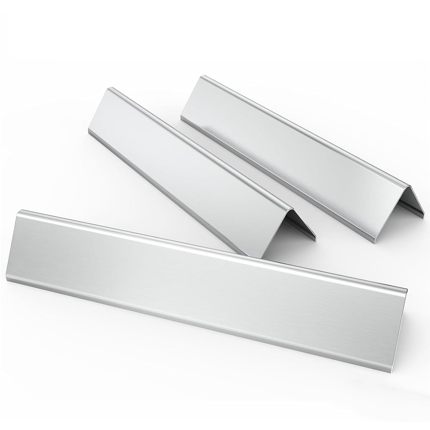 7635 stainless steel flavorizer bars for Weber Spirit I & II 200 Series, Spirit I E210/220 & II E210/S210 (with front burner knobs), 38.9CM heat plate, grill replacement flavorizer bars for Weber Spirit