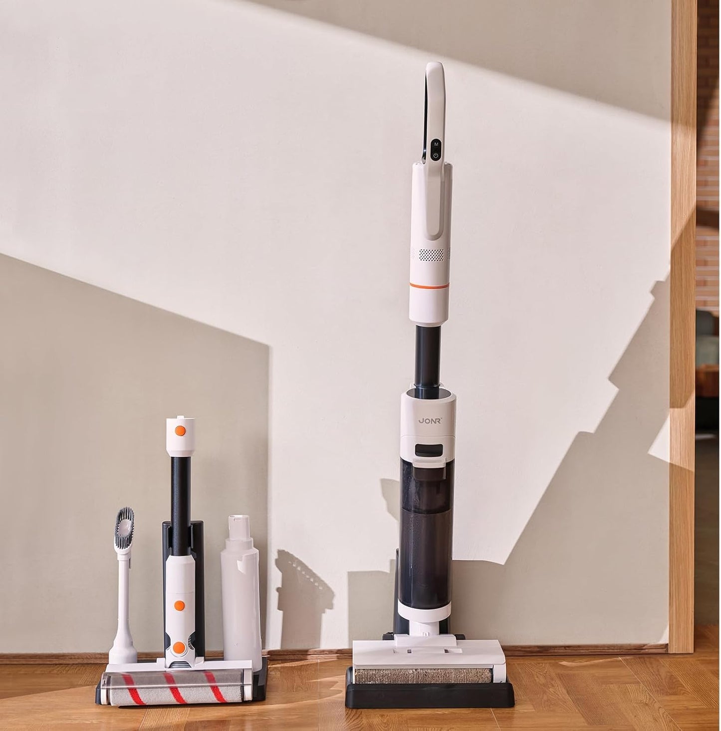 JONR ED20 Pro 4-in-1 Wet Dry Complete Vacuum, 17000 Pa suction power, self-cleaning and automatic drying with one click, Intelligent voice reminder