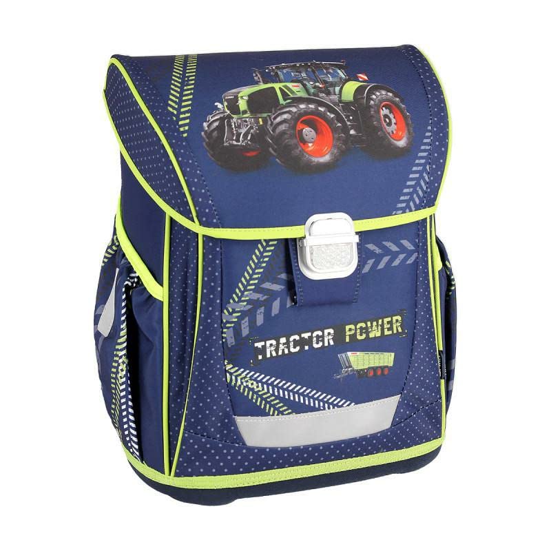 Generic tractor - bulldog - spirit cool school bag set 8 pieces including chest bag, sports bag, lunchbox, and water bottle.