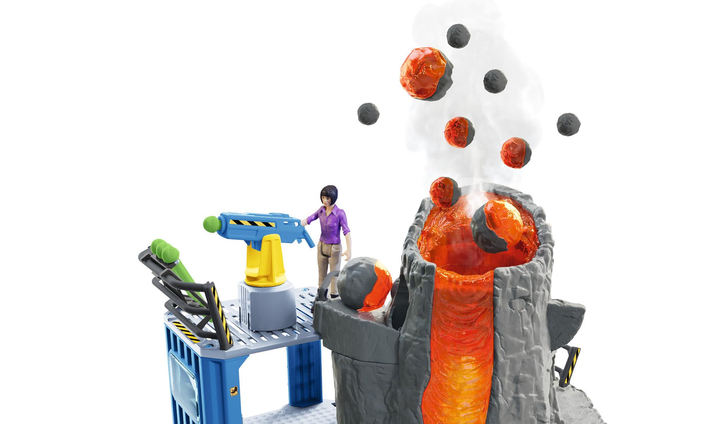 Sneak DINOSAURS | Big Volcano Expedition 42564 | Set incl. volcano with eruption function, Yuki, 2 Dino figures | great gift for girls and boys | Dinosaur toy for ages 3 and up | 60 pieces