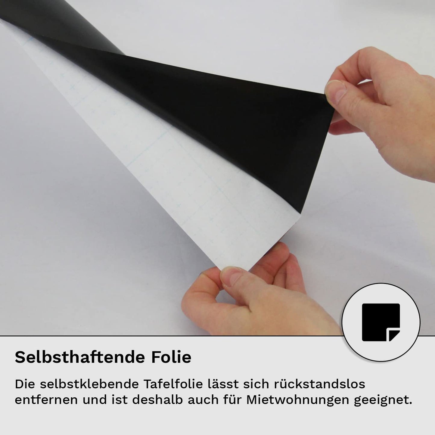 Self-adhesive chalkboard foil 90x200 - Wipeable film - Adhesive chalkboard film Children's blackboard sticker for kitchen or children's room