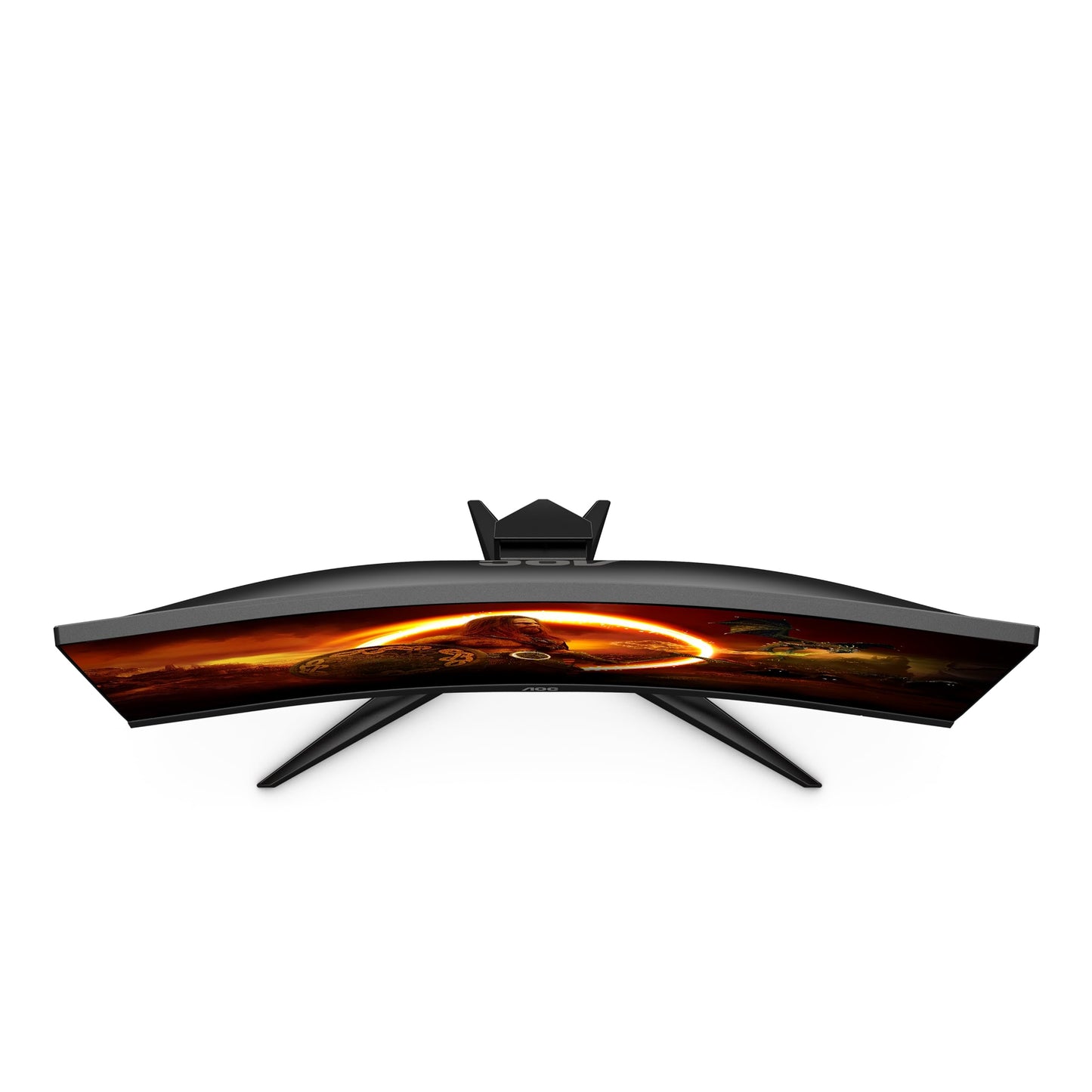 AOC Gaming CQ27G2SE - 27-inch QHD Curved Monitor, FreeSync Premium (2560x1440, 165 Hz, HDMI 1.4, DisplayPort 1.2) black-red