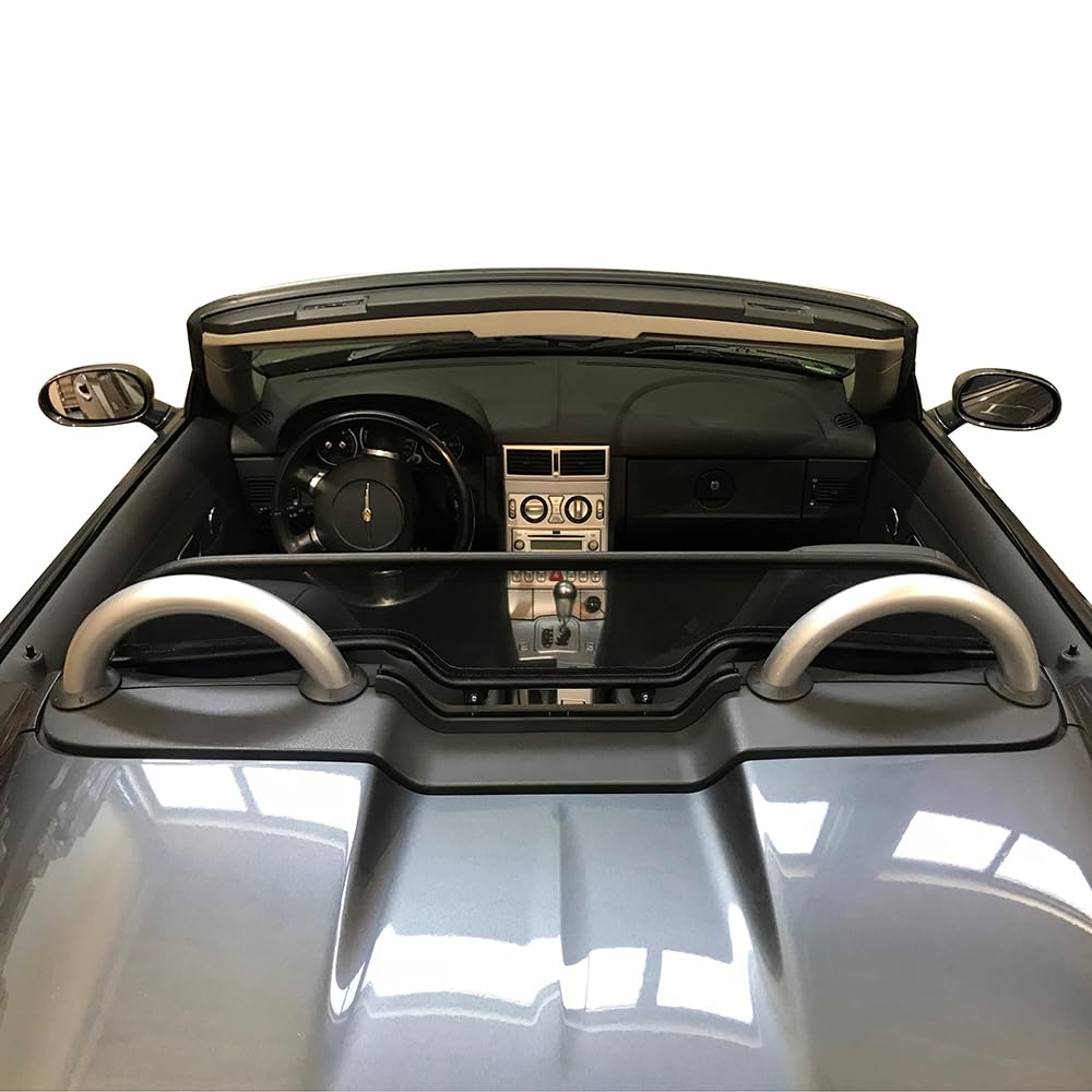 Aperta wind deflector suitable for Chrysler Crossfire (2003-2008) 100% accurate OEM quality black wind stop wind deflector