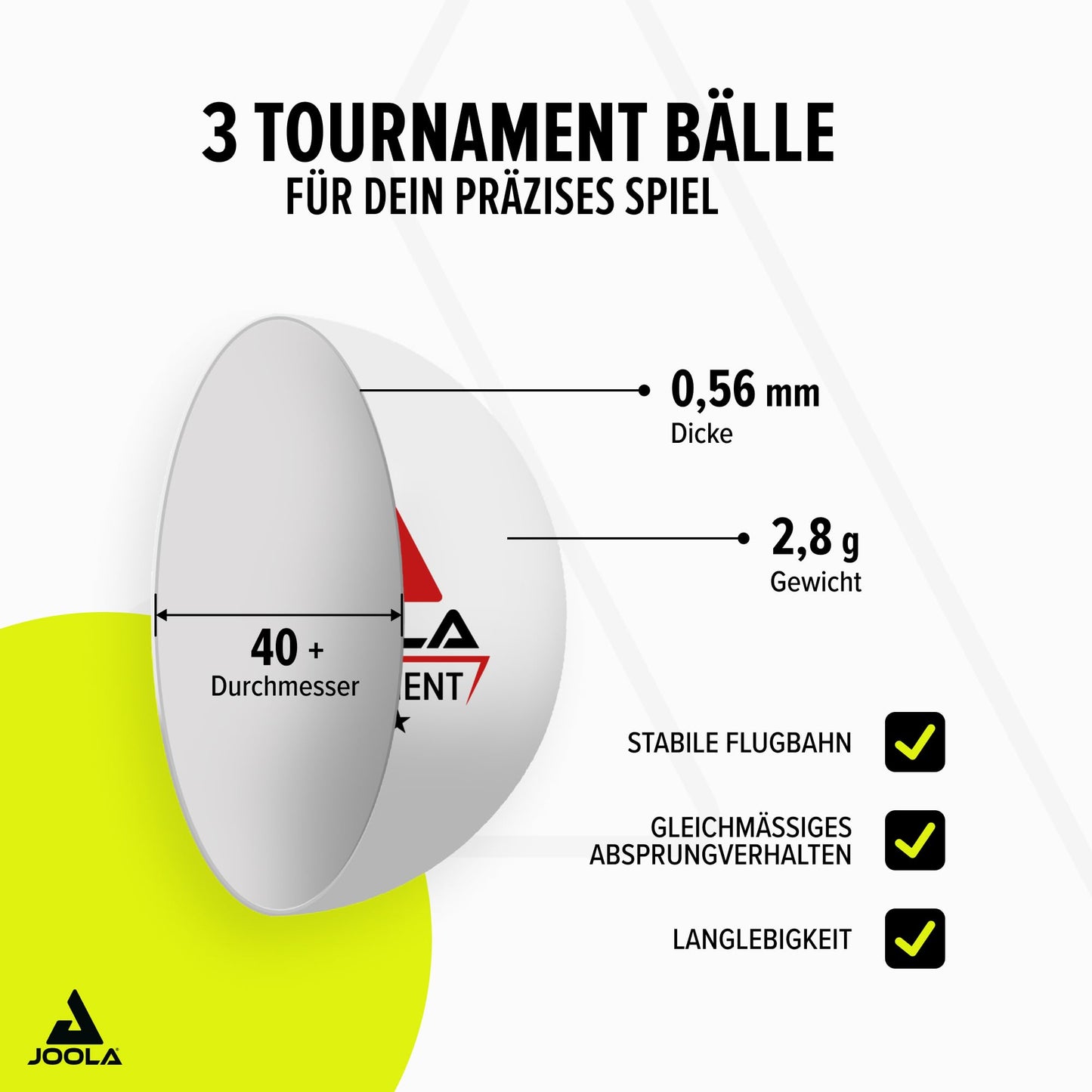 JOOLA Table Tennis Set Duo PRO includes 2 paddles, 3 balls, and a cover in red/black, 6 pieces total.
