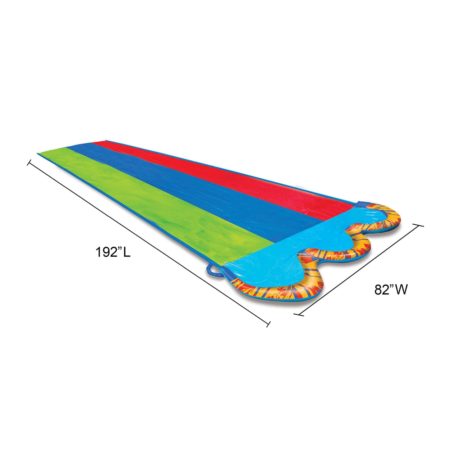 BANZAI Speed Triple Water Slide Duel Waterslide 487 cm with Sprinkler