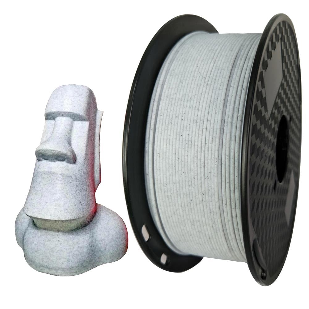 CC3D Marble PETG Filament, 1.75mm, 1kg, 3D printer filament, 1.0kg spool, 3D printing material, suitable for most FDM printers, PETG, stone, rock color