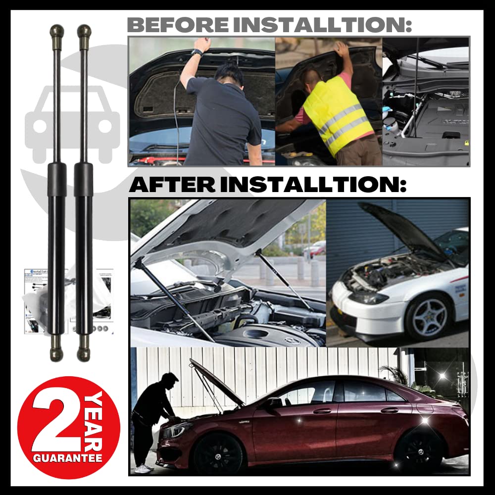 JINGLINGKJ Trunk Struts for Amarok 2011-2019 Rear Tailgate Gas Struts Lift Supports TWO YEAR WARRANTY