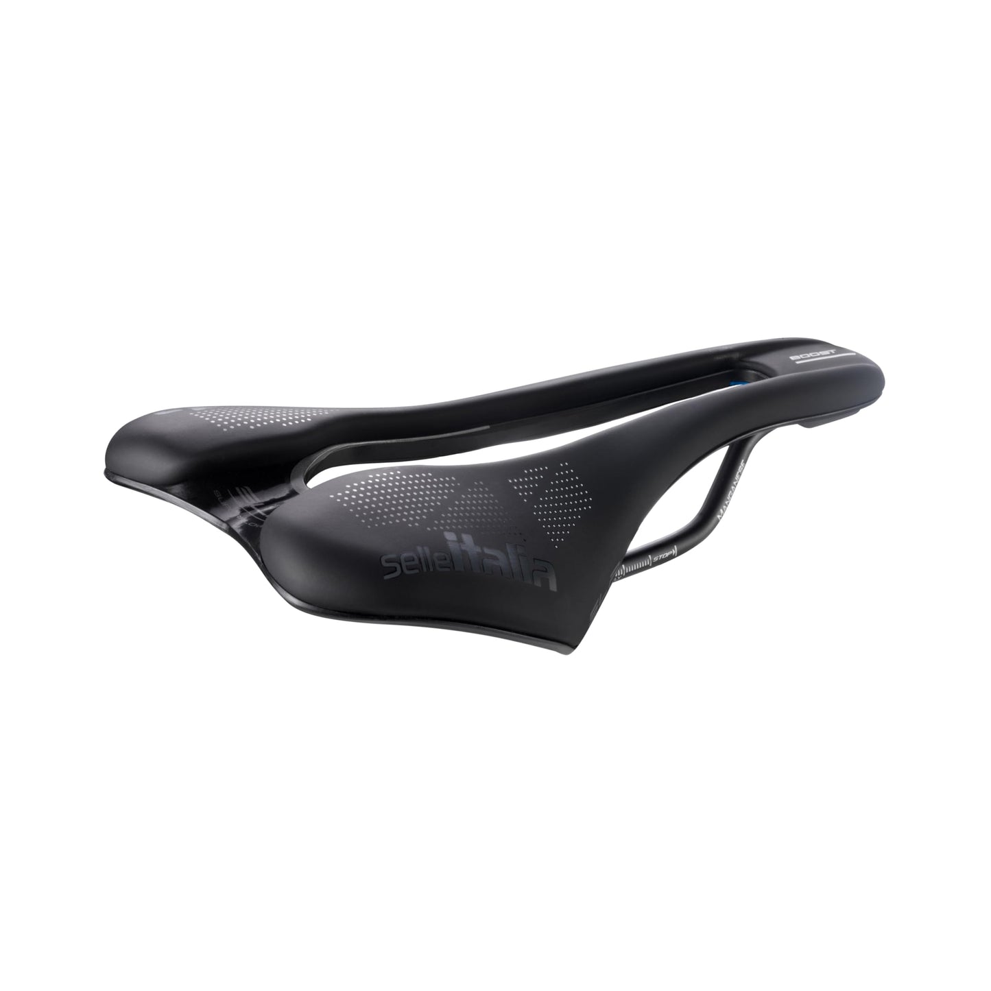 Selle Italia SLR Boost TM Superflow - Bicycle saddle with classic SLR design, comfortable gel road bike saddle and Superflow cutout, carbon fiber shell, 2.48L x 1.3W m