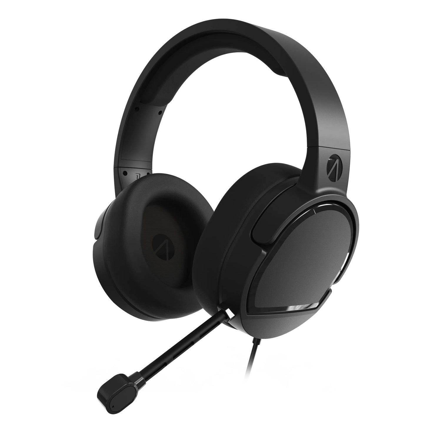 STEALTH Panther Gaming Headset Over Ear for PS4/PS5, Xbox, Switch, PC with flexible microphone, 3.5mm jack, 1.5m cable, lightweight, comfortable, and durable.