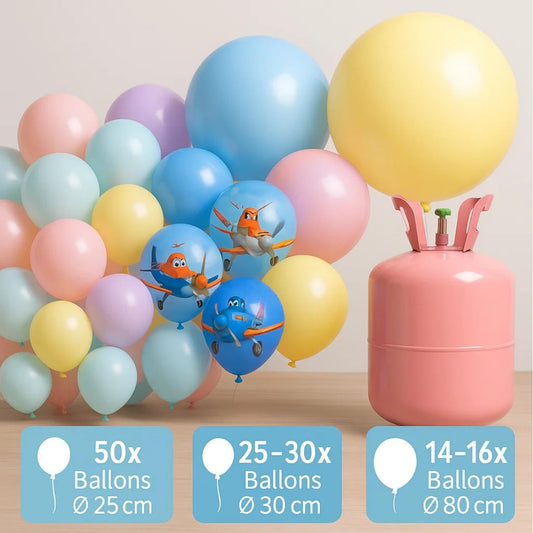 Balloon gas - Helium Balloon Gas for up to 50 balloons - Helium Gas Tank XXL