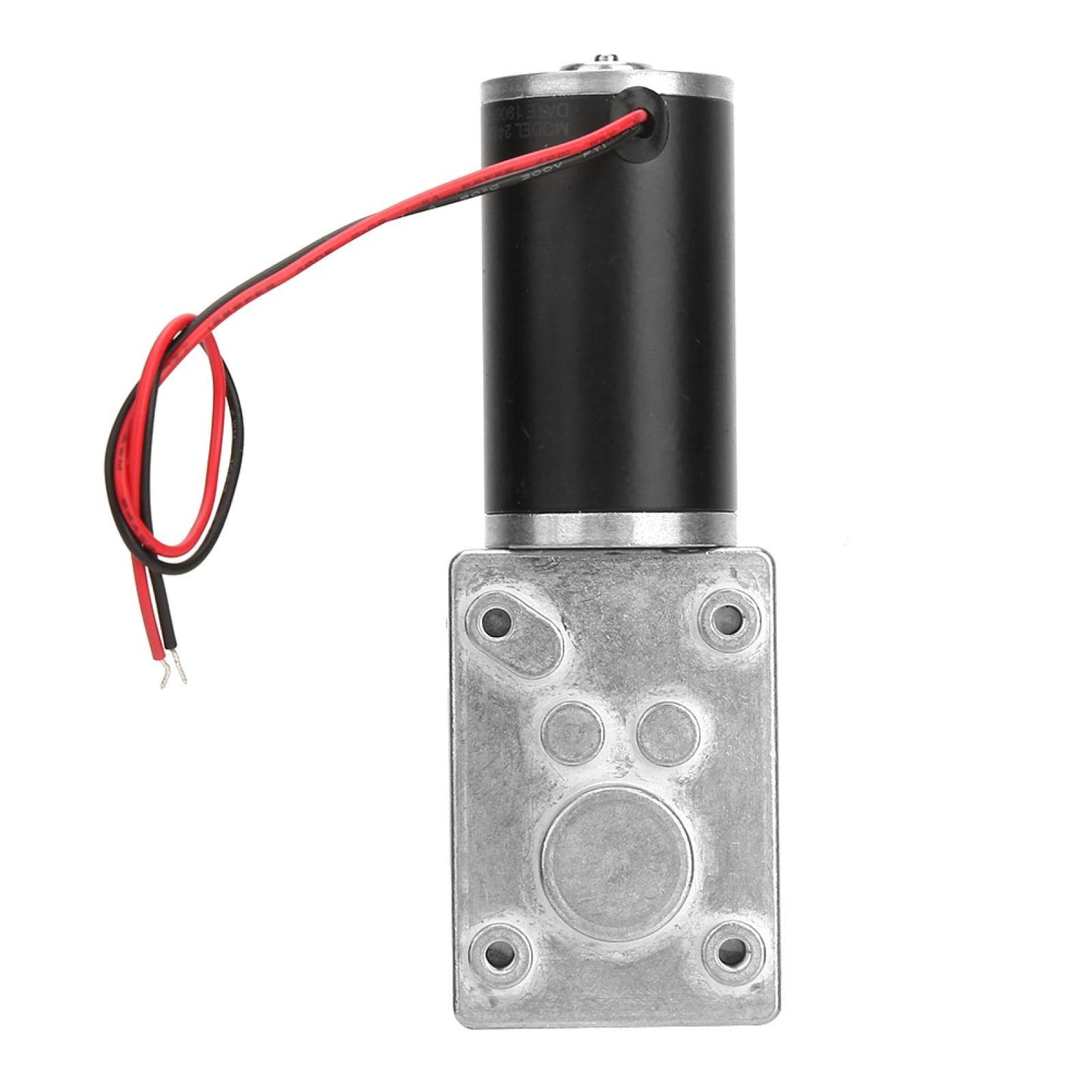 24V 80RPM DC worm gear motor 13kg.cm 31mm high torque self-locking motor reversed mini turbine gear motor for DIY robot turntable door lock curtain machine