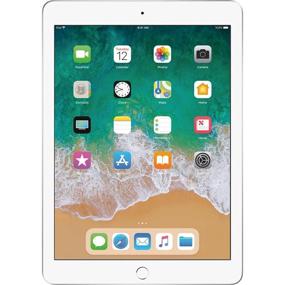 Apple iPad 9.7 (5th Gen) 32GB Wi-Fi - Silver (Refurbished)