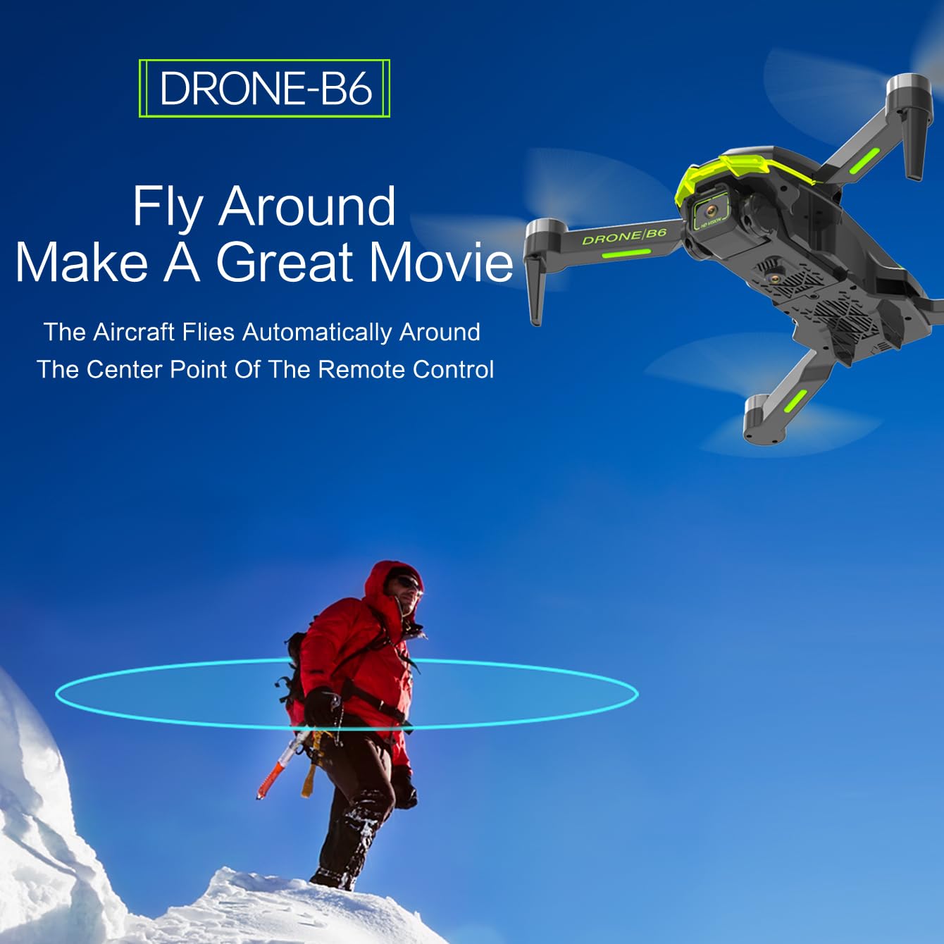 Drone with 4K camera for kids and adults, featuring brushless motor, foldable quadcopter with WiFi transmission, 35 mins long flight time. Beginner drone toy gifts for boys and girls.