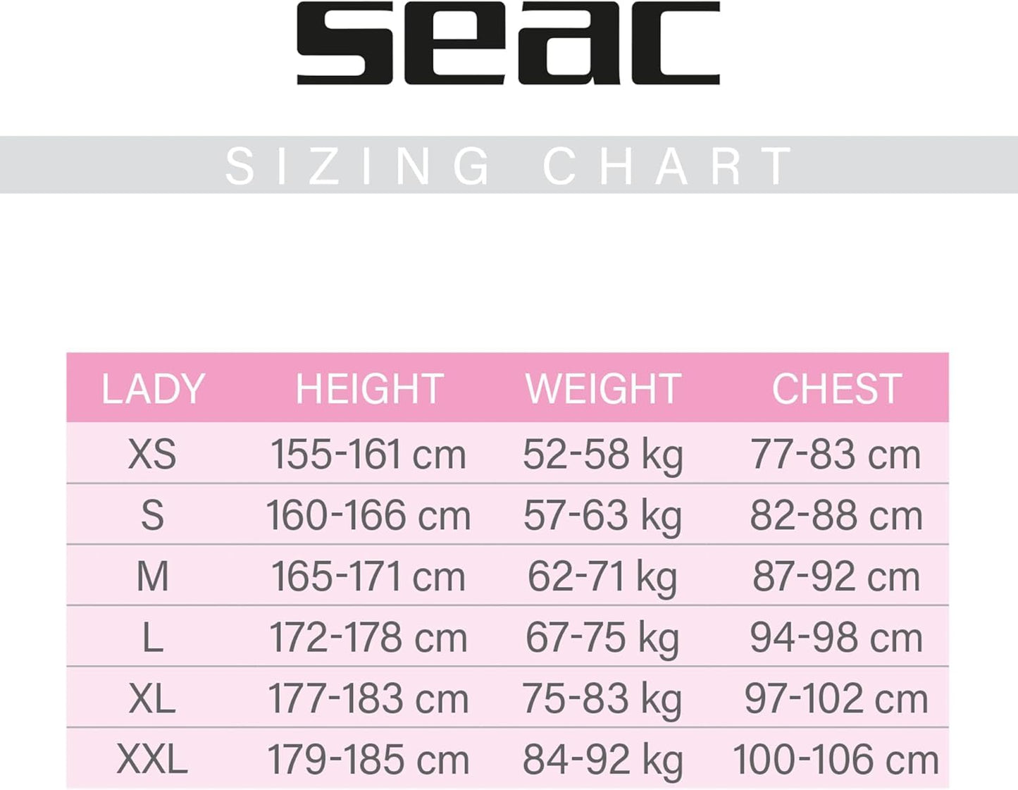 Seac Women's Neoprene and more SEALIGHT Shorty Wetsuit, Multicolor, XL