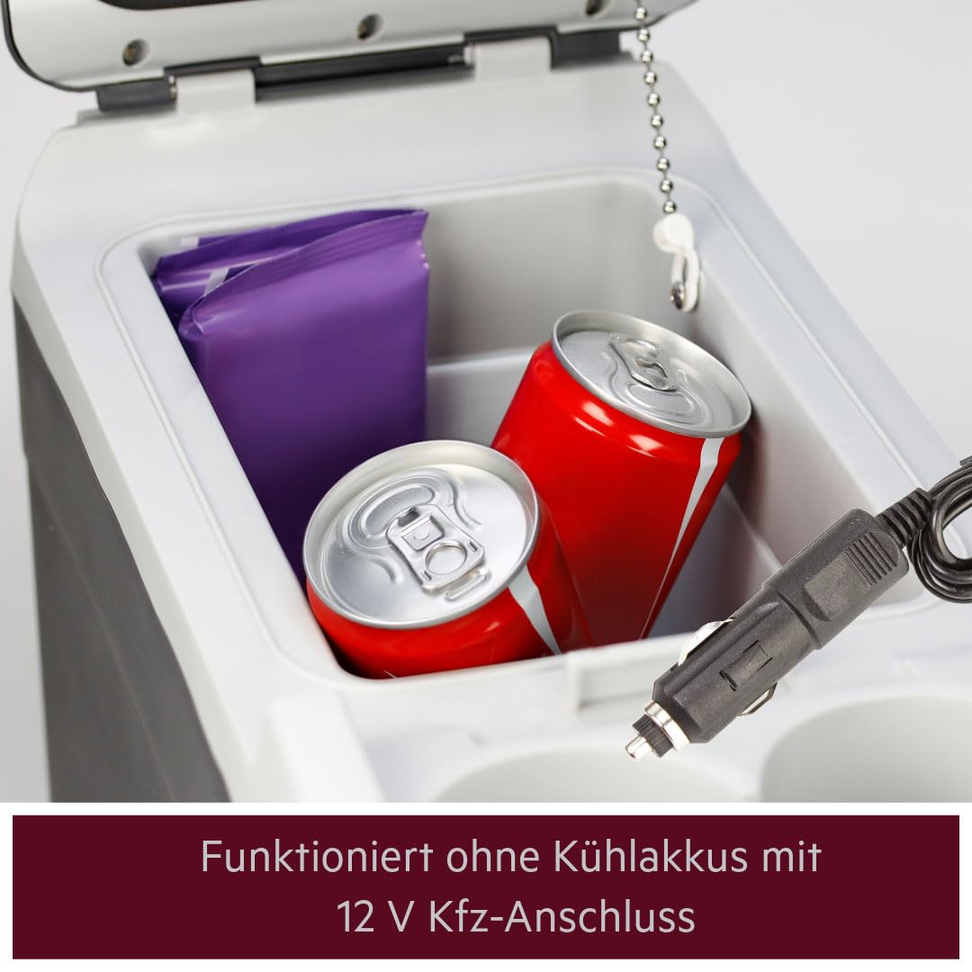AEG Automotive Board-Bar BK 16 thermoelectric cooler and warmer 16 liters, 12 volts for car and socket, can be fastened in the car.