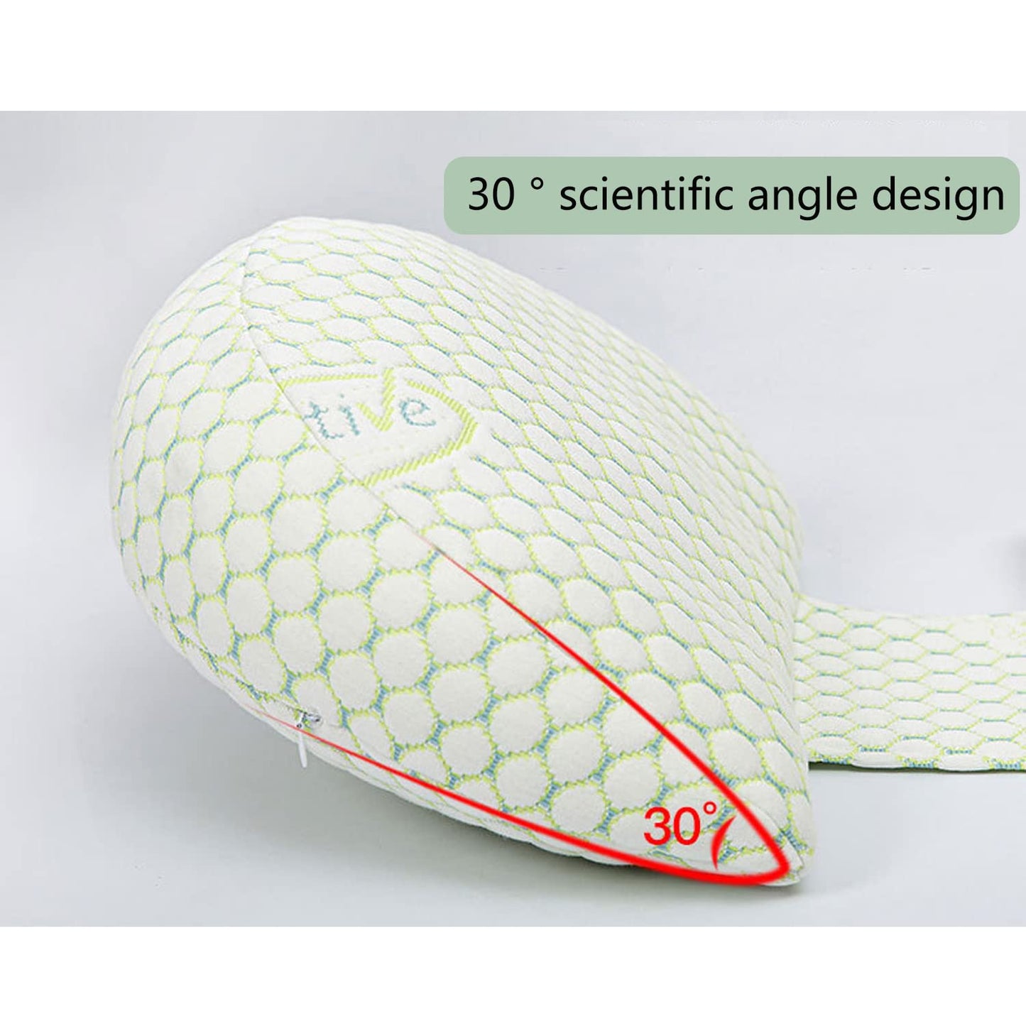 KINGGOO New Pregnancy Pillow for Sleeping, Adjustable, Support for Back, Hips, Legs, Belly for Expectant Mothers, Side Sleeper Pillow with Removable Cotton Cover.