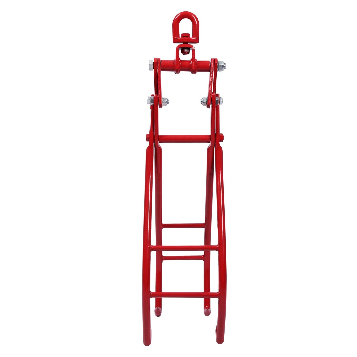 Wiltec forestry clamp for tree trunks up to 930 mm, 1000 kg traction force, wooden clamp lifting tongs packing clamp with 4 clamping mandrels.