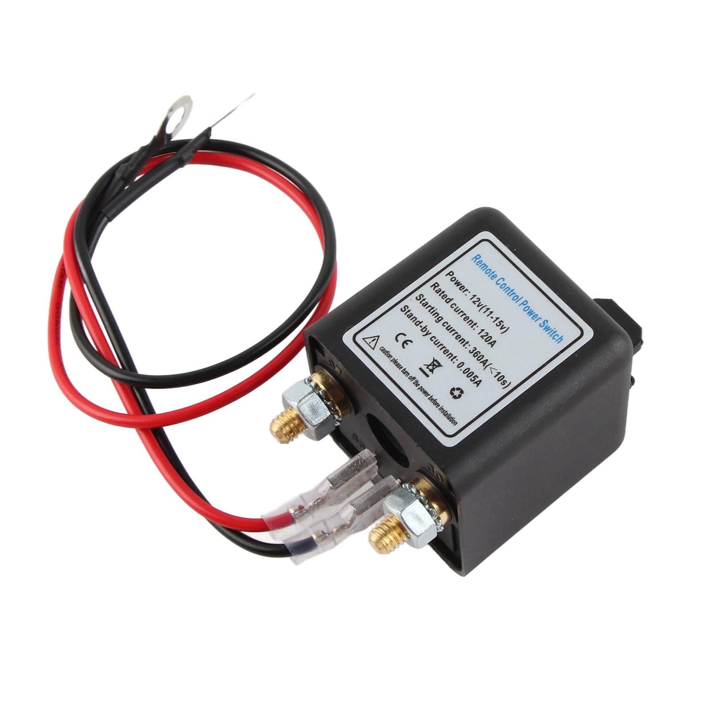 Improved Remote Battery Disconnect Switch for cars, Battery Disconnect Switch, DC12V Remote Battery Disconnect Switch Auto On Off Switch for Car (12V120A)