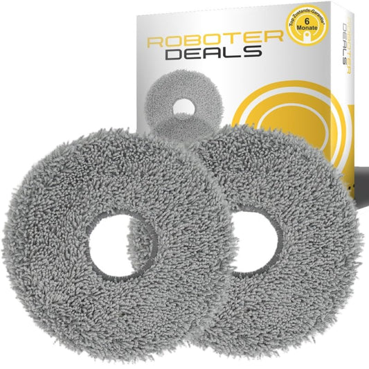 Robot Deals - Mop cloth, mop bracket (2 pieces) including pads for Dreame L20 Ultra robotic vacuum cleaner.