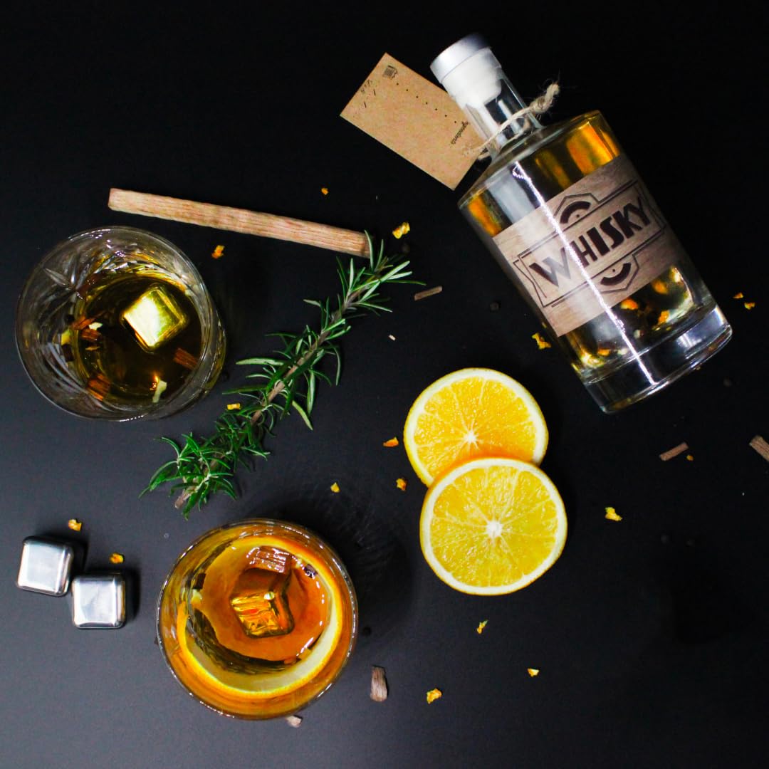 L&G® - Arranged Whisky Making and Tasting Kit - Gift Ideas - Original DIY Whisky Gift Set - Christmas, Birthday - Made in France - High-Quality Ingredients and Accessories