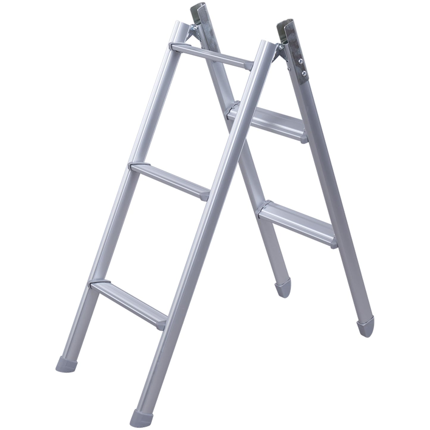 Camping folding ladder stepBOXX - Foldable ladder for VW T5, T6, T6.1 - Aluminum, extremely light and stable - for pop-top roof or roof box