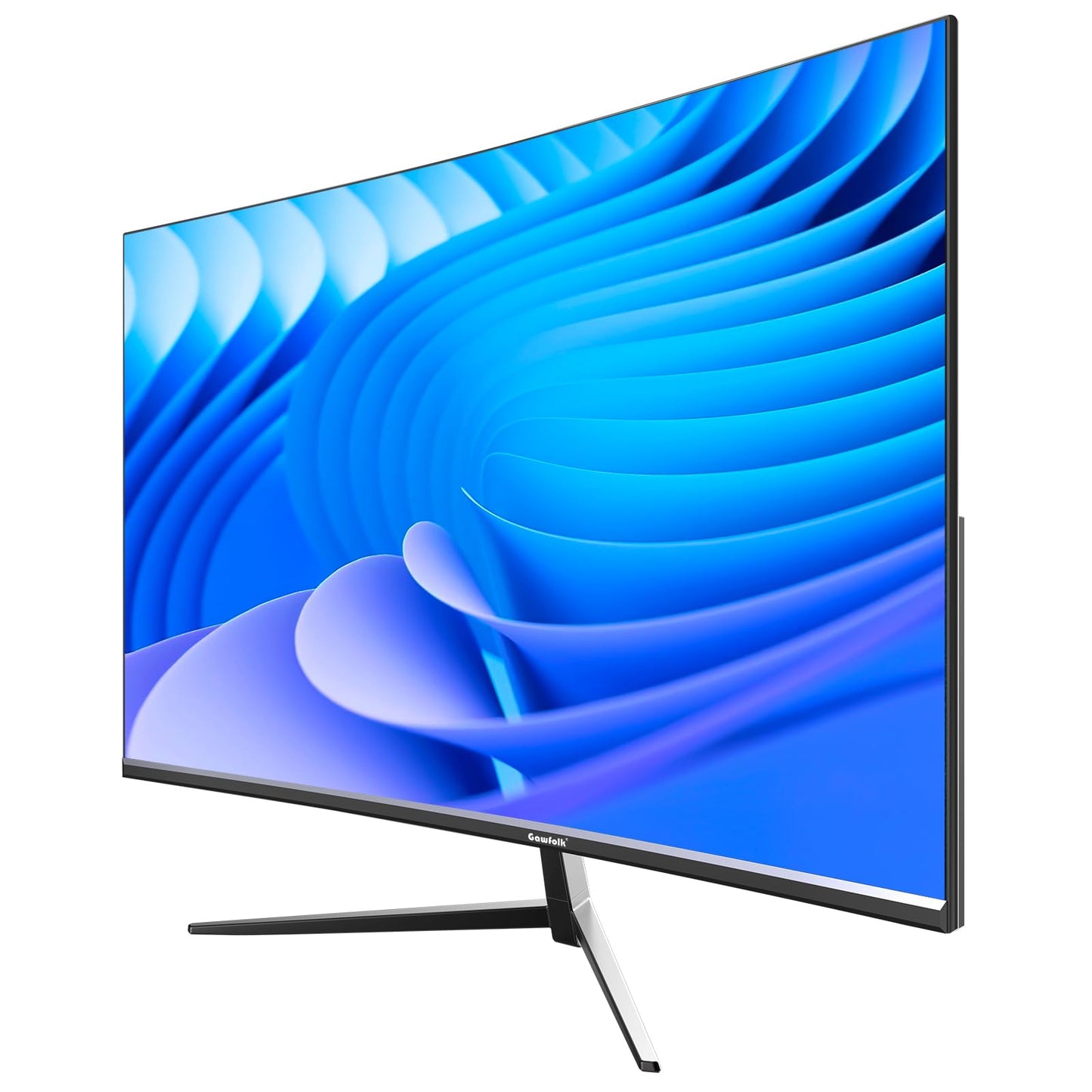 Gawfolk PC Monitor 32 inch 75Hz, PC Screen Curved Full HD 1080P, Frameless 2800R Computer Monitor with Eye Care Technology, HDMI VGA, supports VESA.