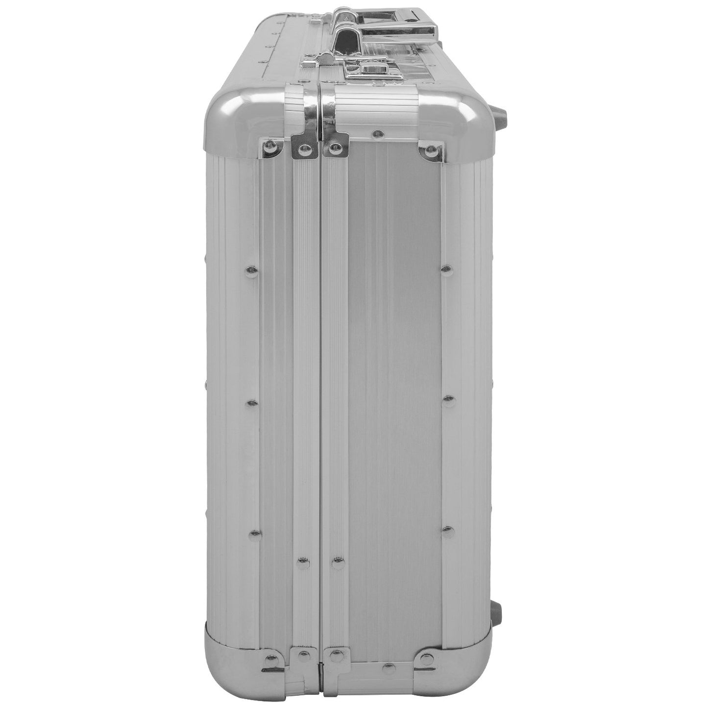 anndora Aluminum Briefcase Attaché Case Silver - Combination lock lockable