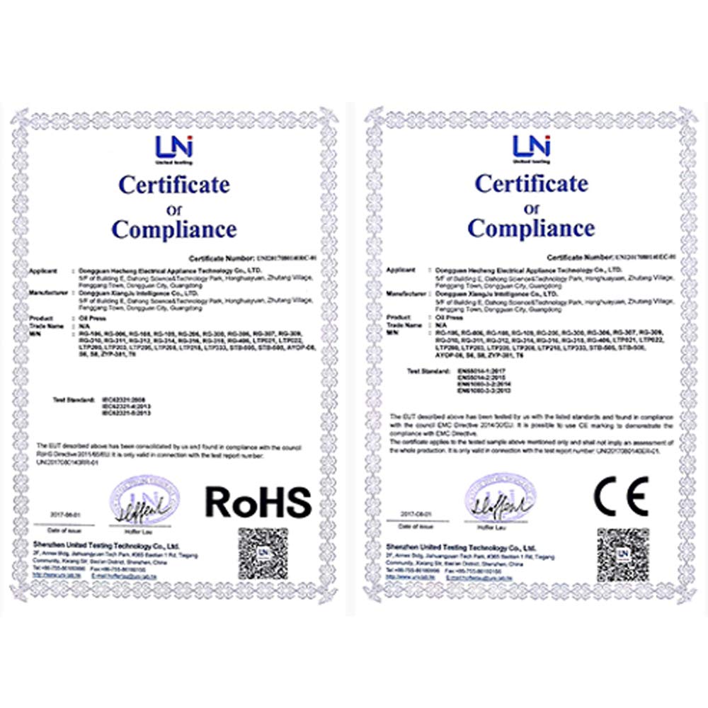 Automatic oil press 1500W Extractor Oil Expeller for flaxseed, peanut, hemp seed, sesame, sunflower.