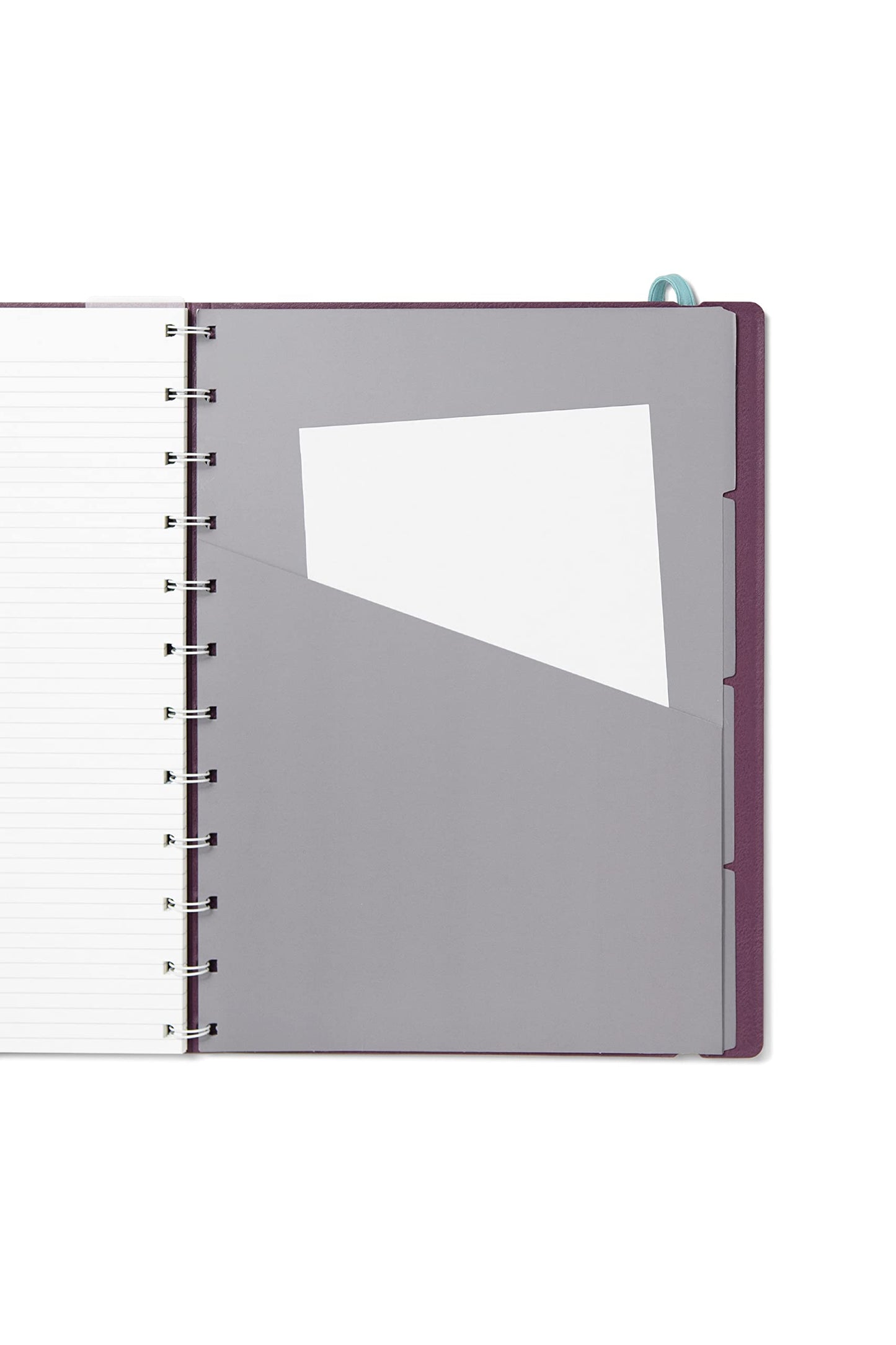 Filofax Modern Notebook, refillable, A4, Plum, 179525