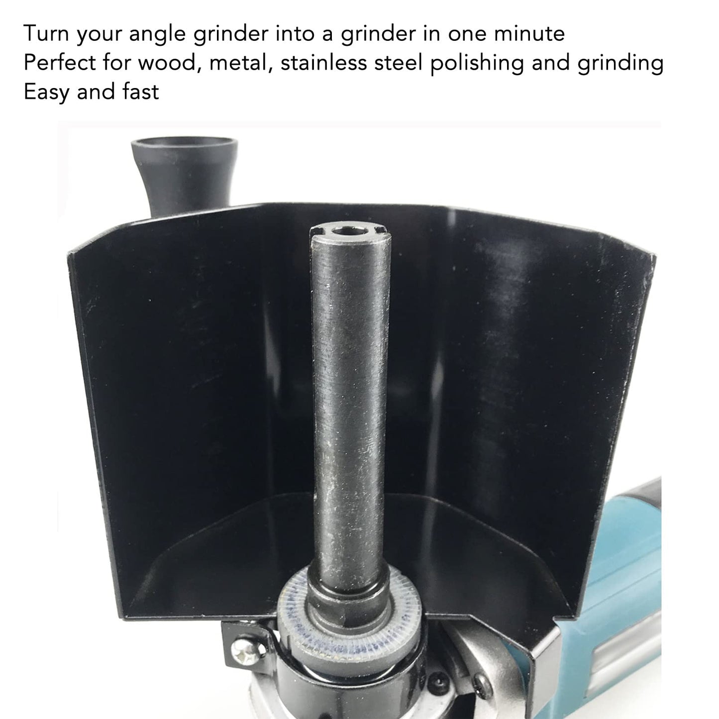 Angular grinder attachment, burnisher polishing machine Heavy-duty protective case for stainless steel.