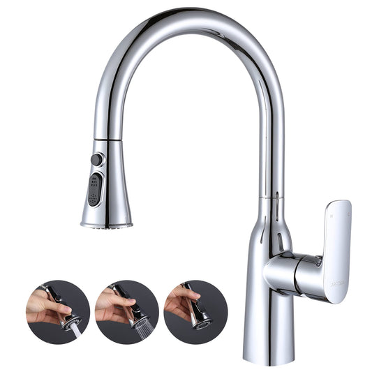 ARCORA kitchen faucet pull-out kitchen faucet 360° swivel sink faucet for kitchen sink mixer tap single-handle sink mixer
