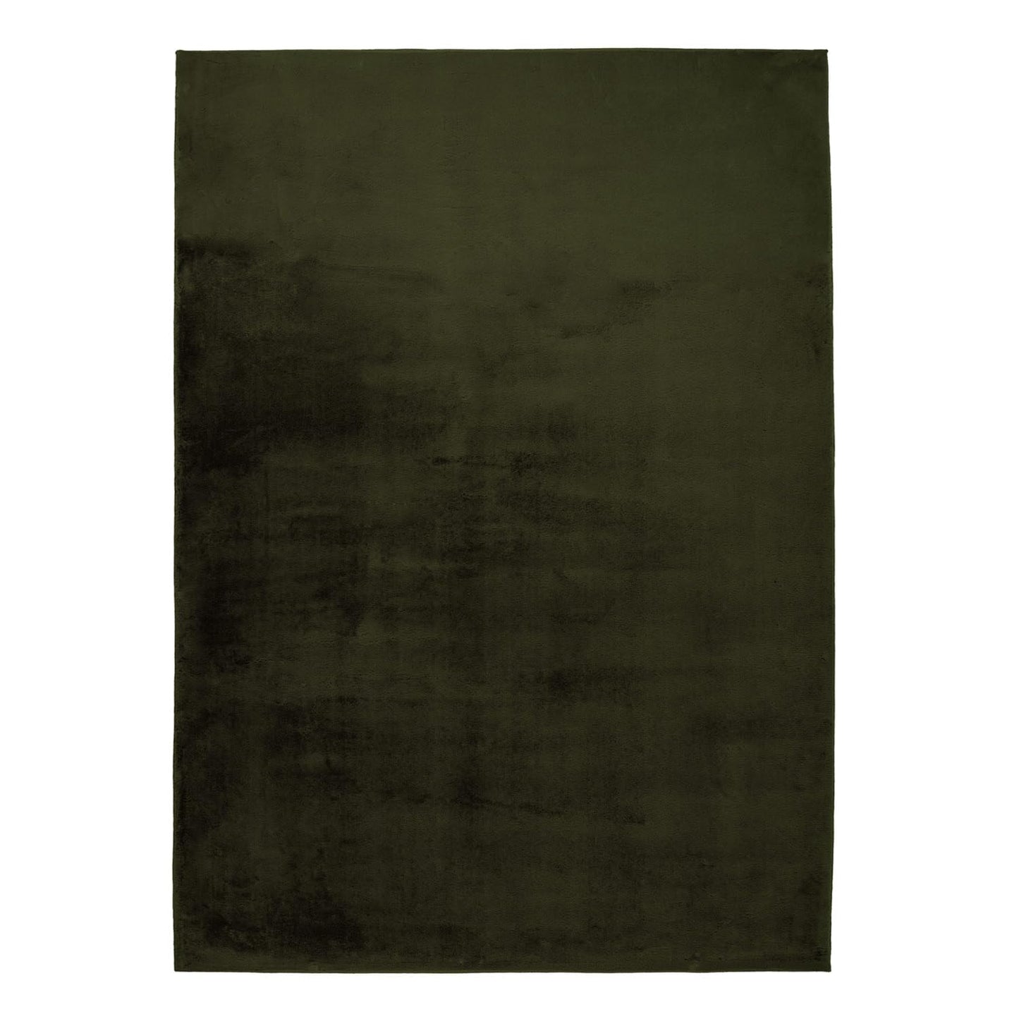 Paid Carpet Living Room High Pile - 200x290cm - Green - Super Soft Cuddly Fluffy Modern Plain Modern Soft Bedroom Rug