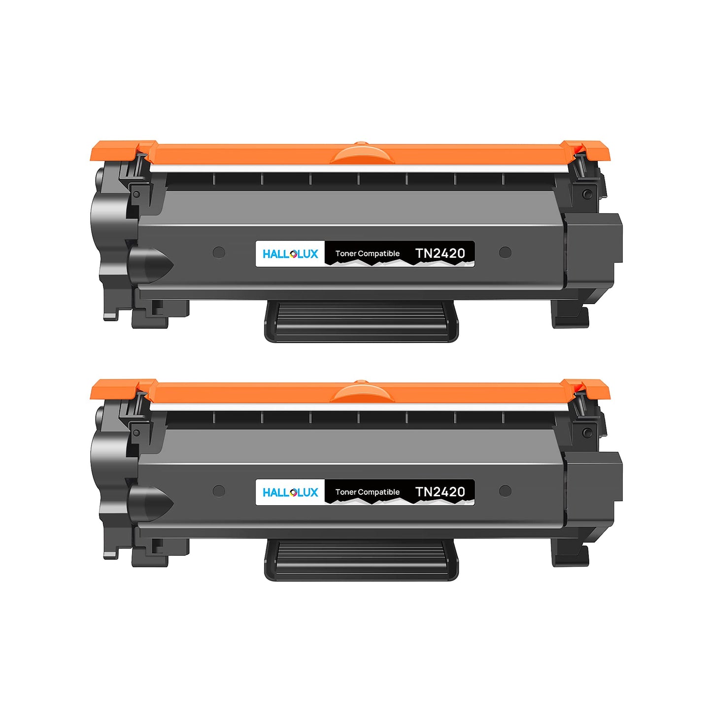 TN2420 TN2410 Toner Cartridge Compatible for Brother MFC-L2710DW MFC-L2710DN HL-L2350DW HL-L2375DW DCP-L2530DW HL-L2310D HL-L2370DN MFC-L2730DW for Brother TN-2420 TN-2410 (2 Black, 2-Pack)