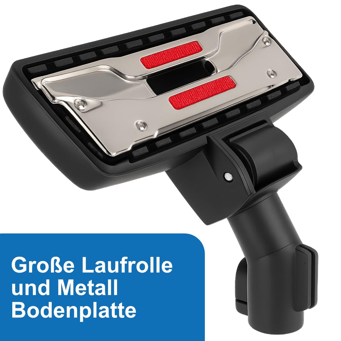 The DeClean floor nozzle is compatible with Miele vacuum cleaner parts for C1, C2, C3, Complete, Compact, Classic, S8340, EcoLine, PowerLine S8, S6, S5, S4, S2, S1. Brush nozzle for carpet.