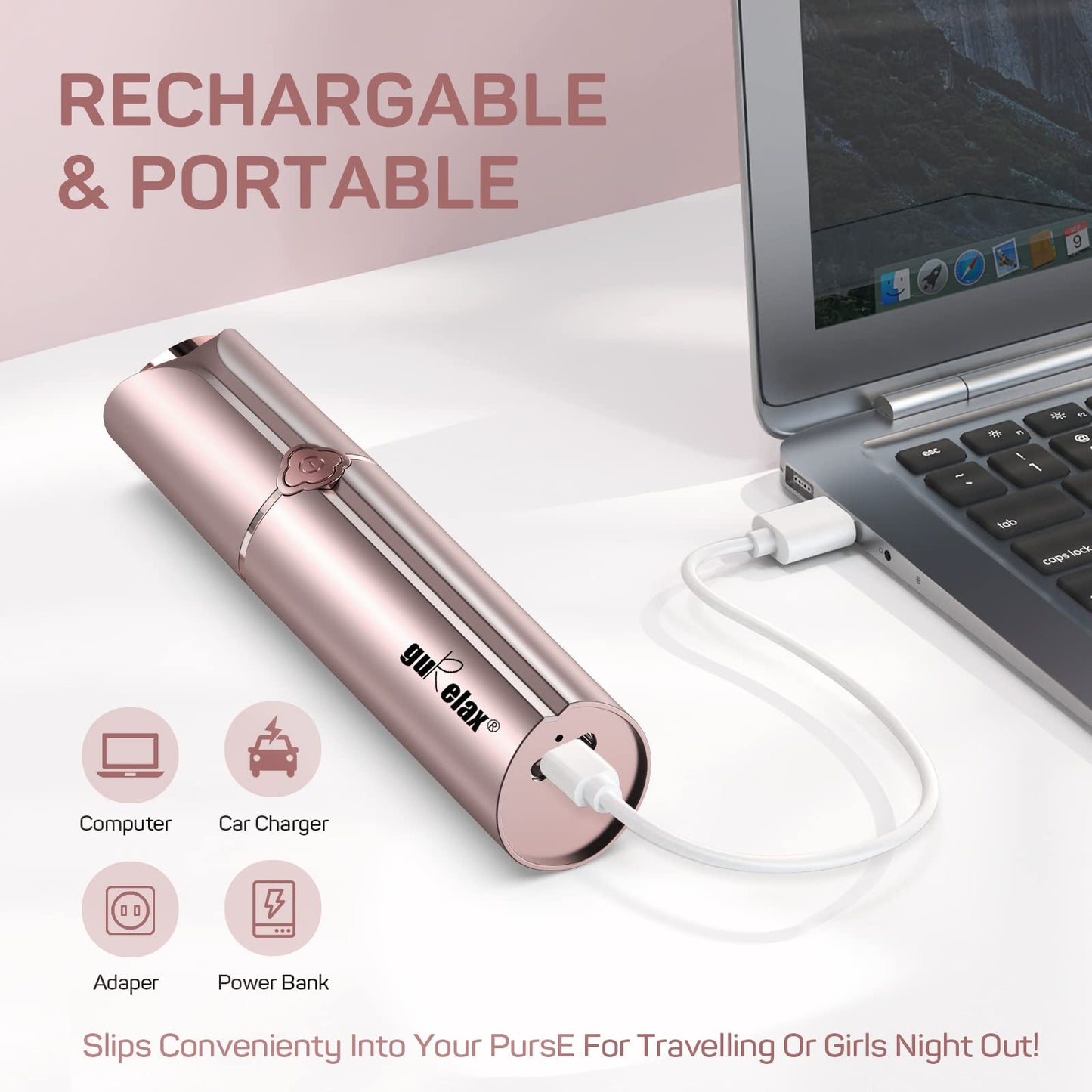 Facial Hair Remover for Women (2023) - GURELAX Women's Facial Hair Remover Chin Upper Lip Peach Fuzz- Including Rechargeable Women's Face Shaver