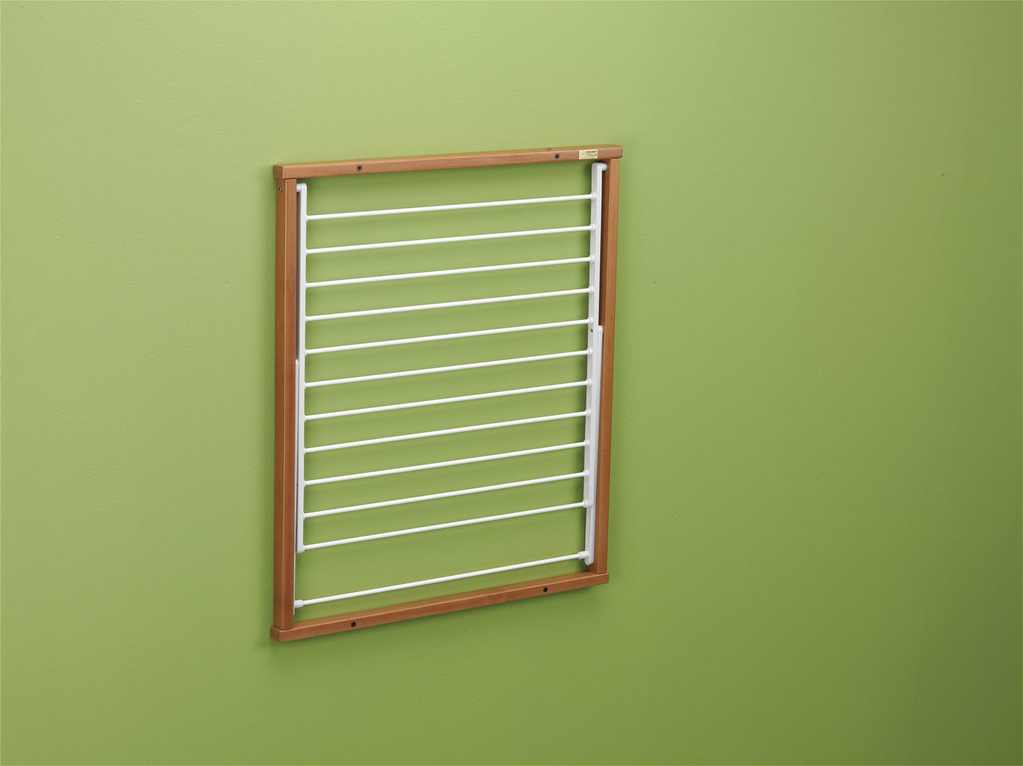 Arredamenti Italia wall clothes stand, 604 Kledy wall, wood - foldable - 6.5 mt line - color: cherry wood