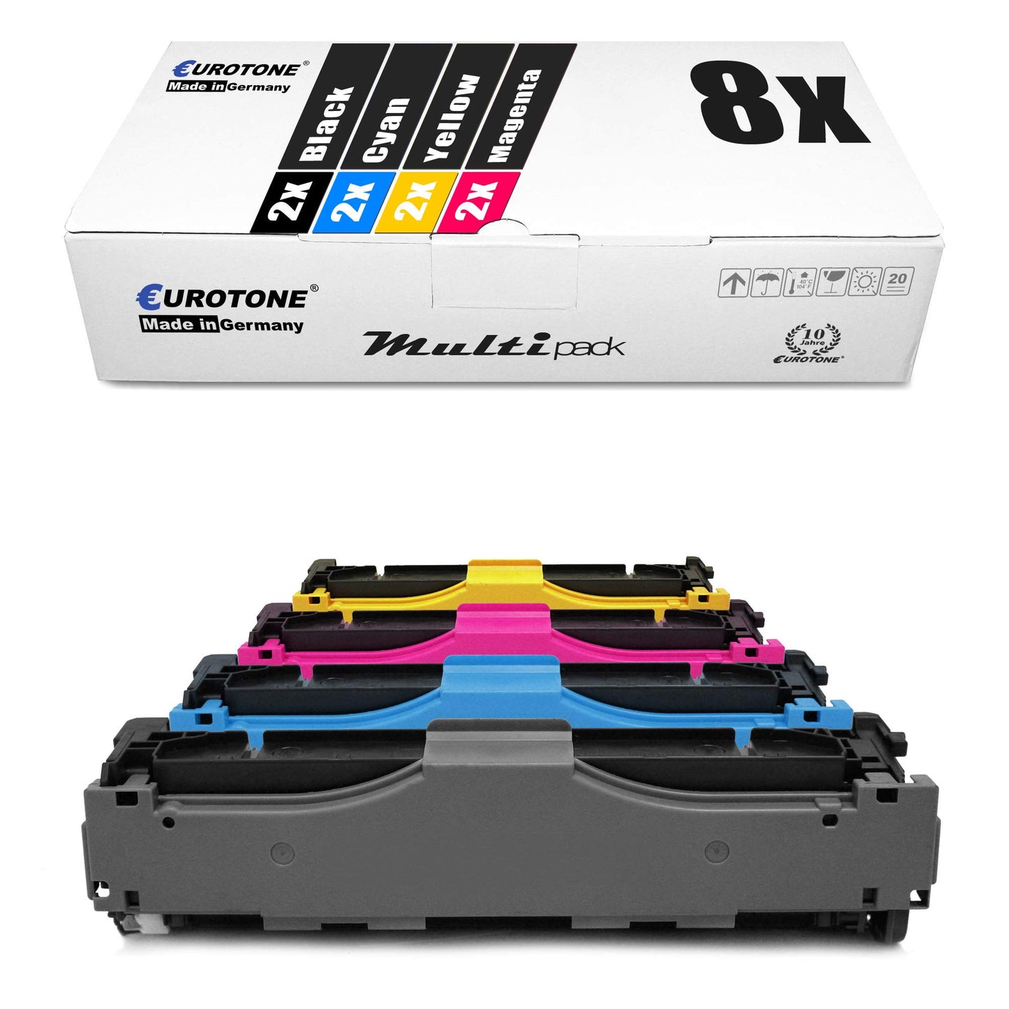 8X Müller Printware compatible toner for HP Color Laserjet Pro MFP M 377 477 fdn dw fdw fnw replaces CF410X-13X 410X