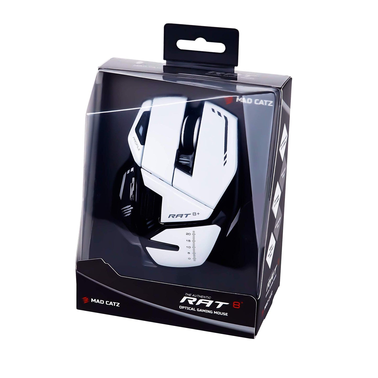 MadCatz R.A.T. 8+ Optical Gaming Mouse, White