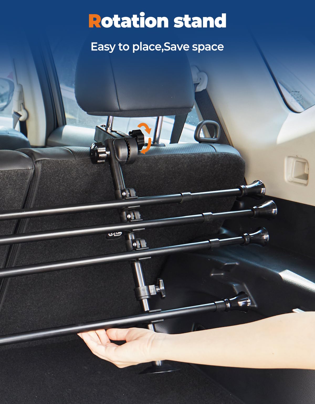 JOYTUTUS Carbon Steel Dog Guard Car Barrier, Universal Fit for Trunk 32-46CM * 85-140CM.