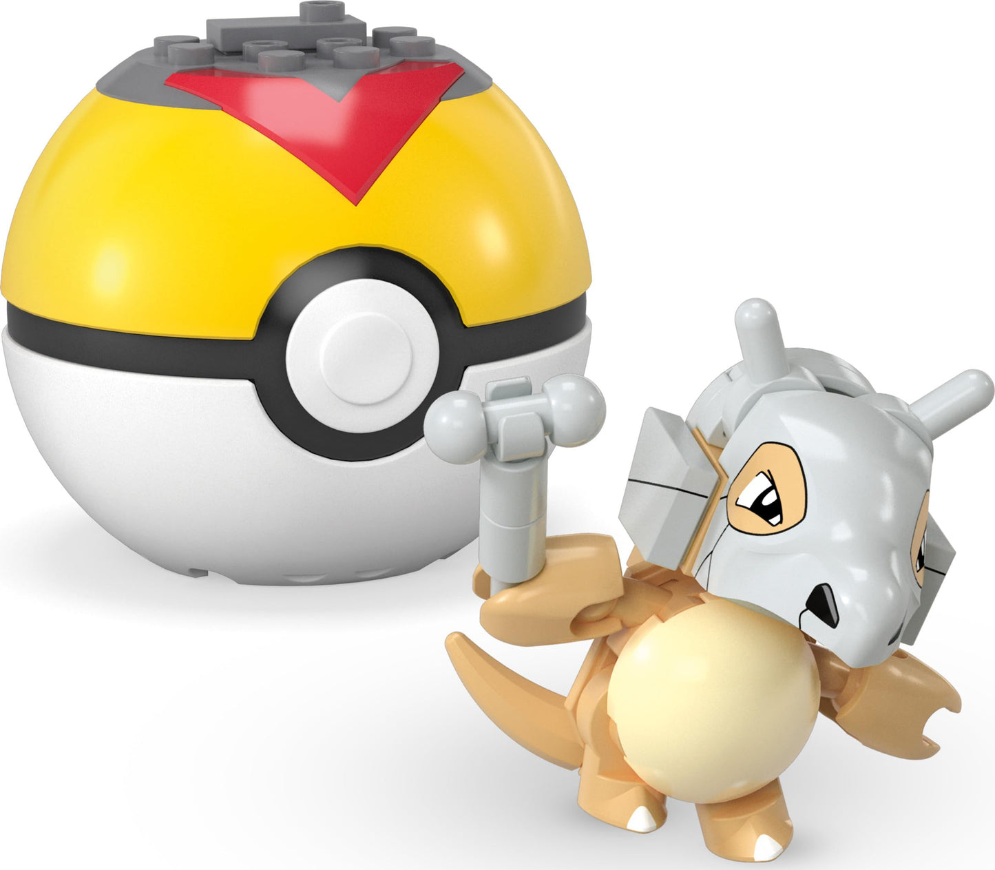 MEGA Pokémon action figure building toy set, 2-pack of Pokéballs, Squirtle and Rhyhorn with 45 pieces, for kids, HXP15