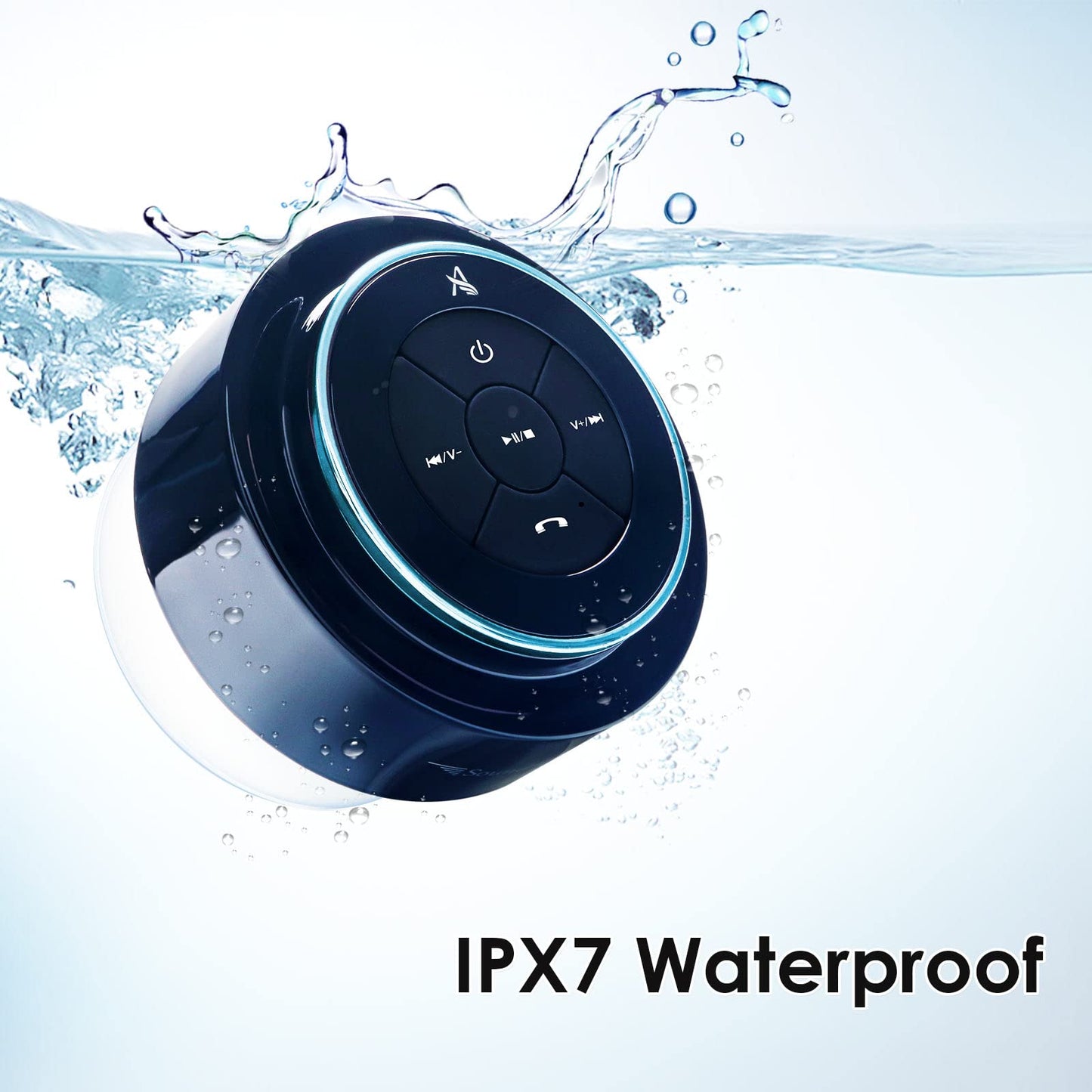 Xleader Shower Bluetooth Speaker Small Music Box - Waterproof With Suction Cup, Shower Speaker Electronic Gifts for Girls Boys Men Women