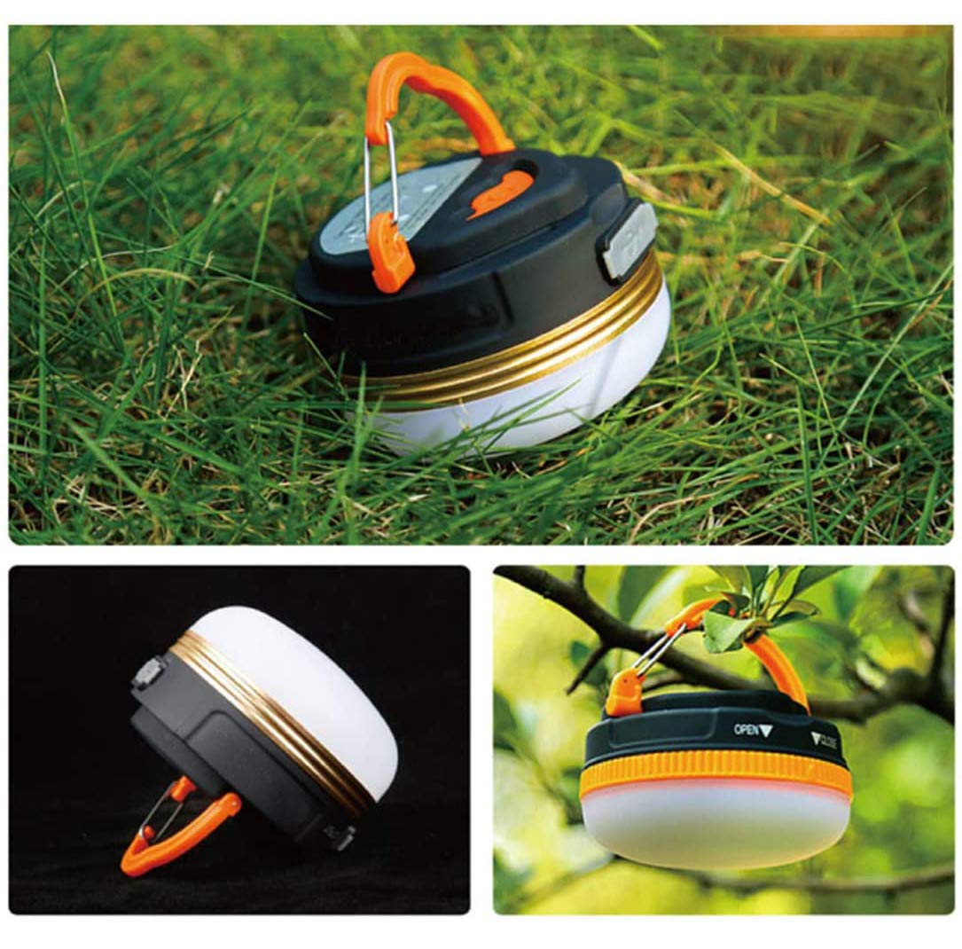 Mostop Camping Lantern 2 Pack LED USB Rechargeable Camping Light Waterproof 3 Modes Power Bank Tent Lights for Outdoor Camping Hiking Emergency