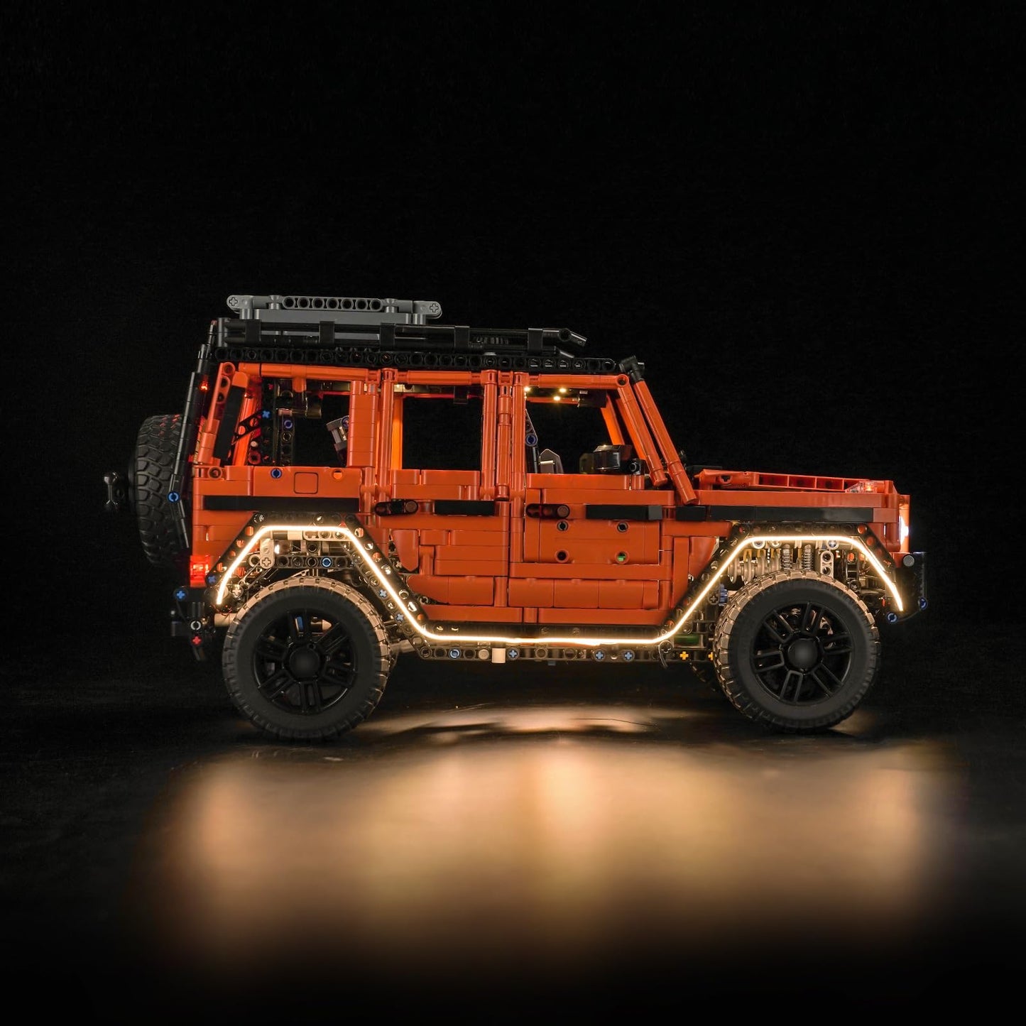 LED light set for Lego Technic Mercedes-Benz G 500 Professional Line (no Lego), decorative lighting set for Lego 42177 Mercedes-Benz G 500 Professional Line Creative Toy - Standard Version
