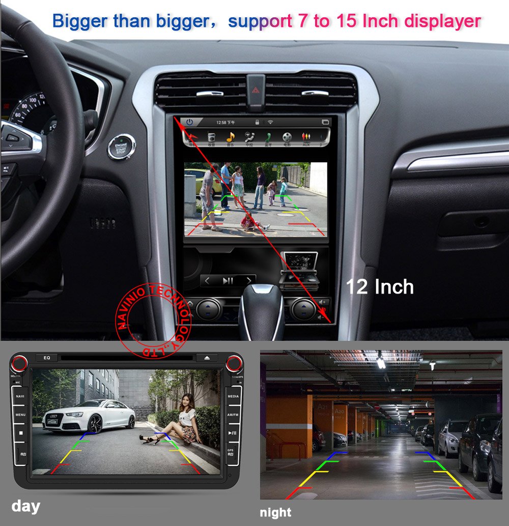 Transporter 4.3" TFT LCD rearview mirror+brake light rearview camera waterproof backup system for VW T5 Multivan Caravelle high roof/T6 with high roof/T5 Camper/Lupo 6X/Seat Arosa