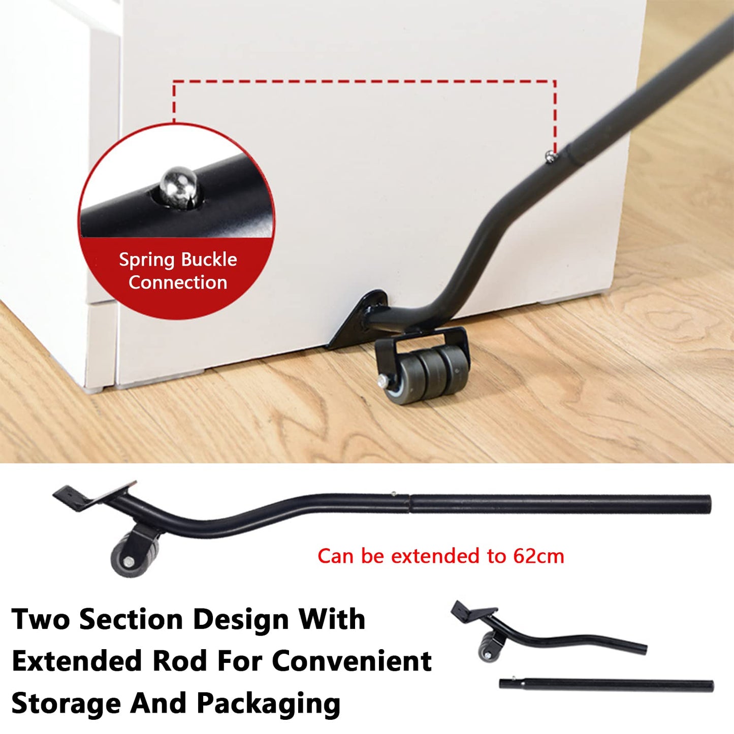 Furniture dolly transport roller, furniture lifter mover 1000kg capacity non-slip coating Heavy furniture moving tool with 4 dollies 1 lifter 2 protective covers 4 lifting pads 4 mats