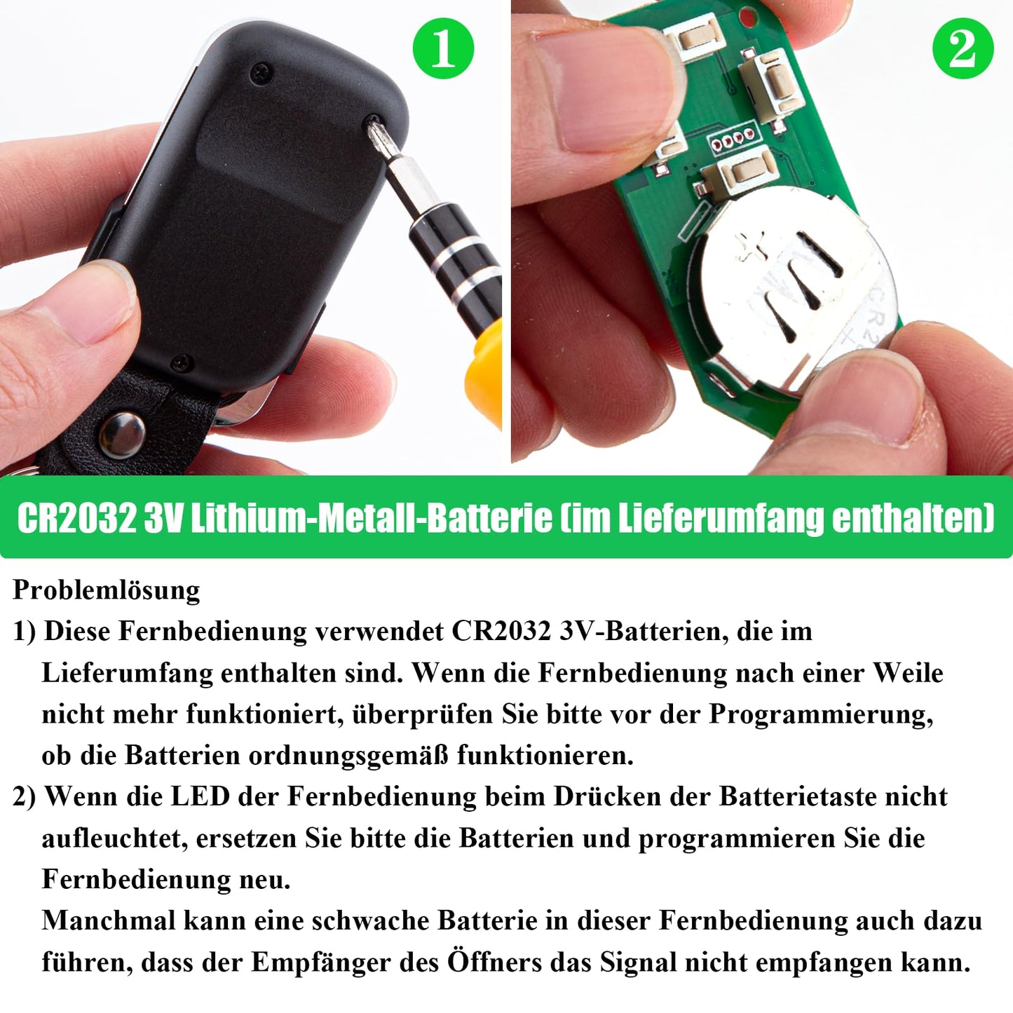2 x 868.8 MHz garage door remote control only compatible with Sommer gate drives 4020 TX03-868-4 4020V000 4-command transmitter